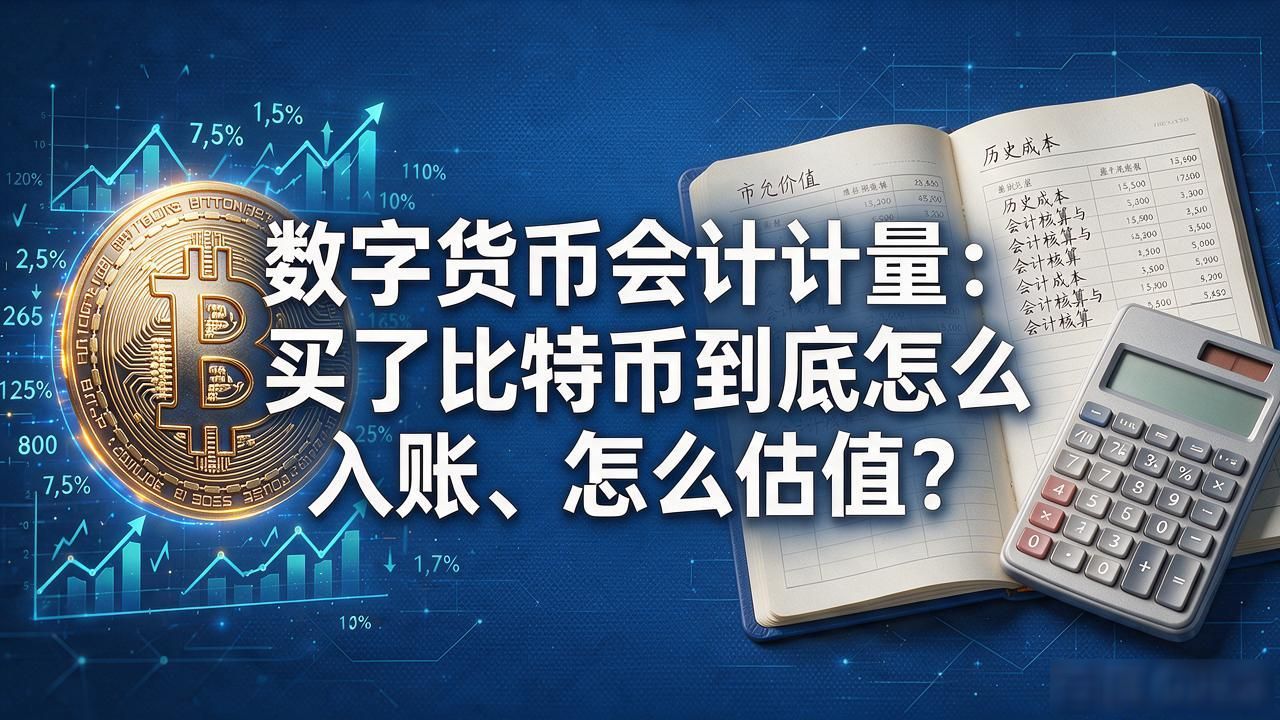 数字货币会计计量：买了比特币到底怎么入账、怎么估值？