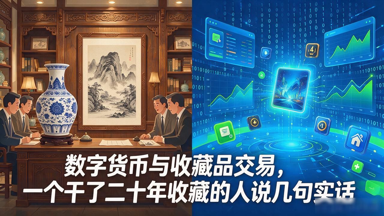 数字货币与收藏品交易，一个干了二十年收藏的人说几句实话