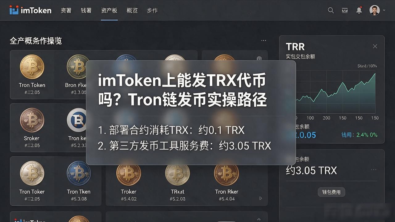 imToken上能发TRX代币吗？Tron链发币实操路径
