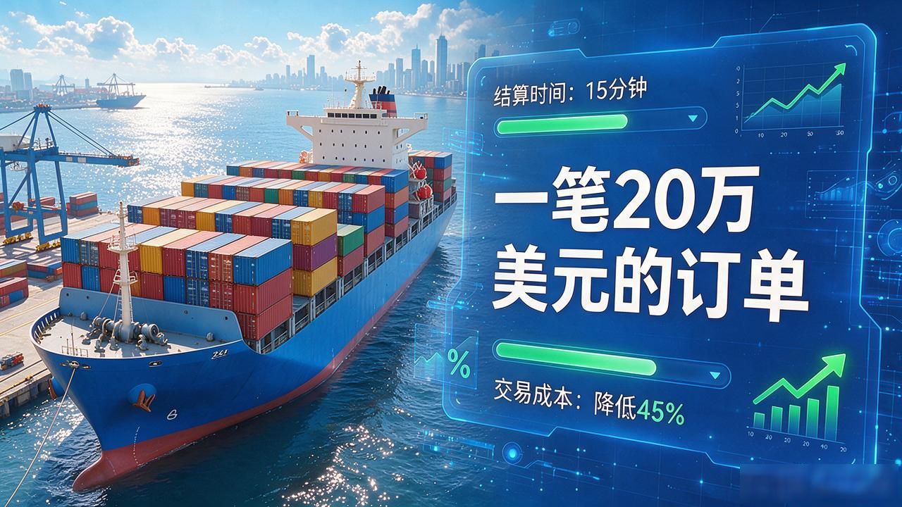 商务贸易数字货币用起来了，跨境结算终于不用等一周