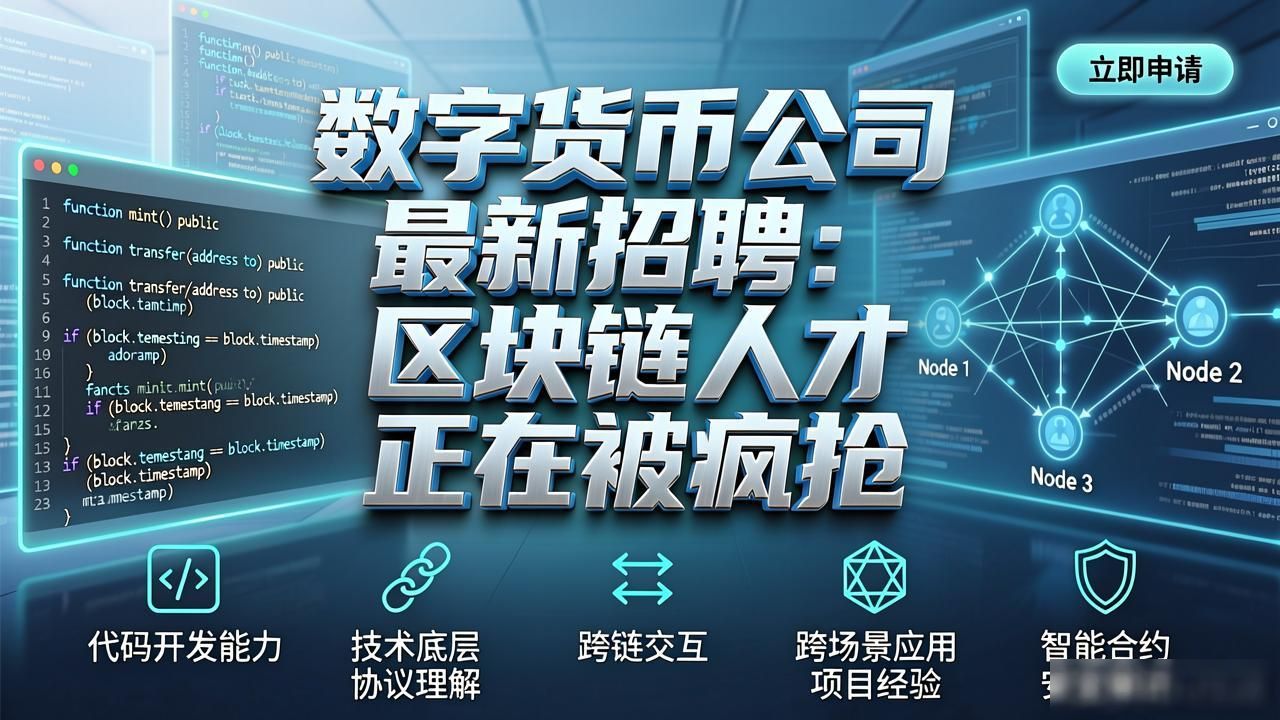 区块链开发工程师_数字货币公司最新招聘_合规风控