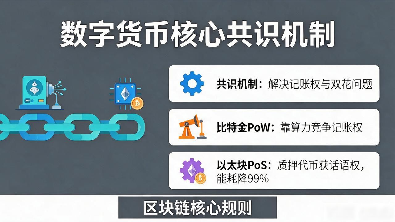 数字货币底层技术原理详解_区块链非对称加密与共识机制解析_数字货币基于的技术