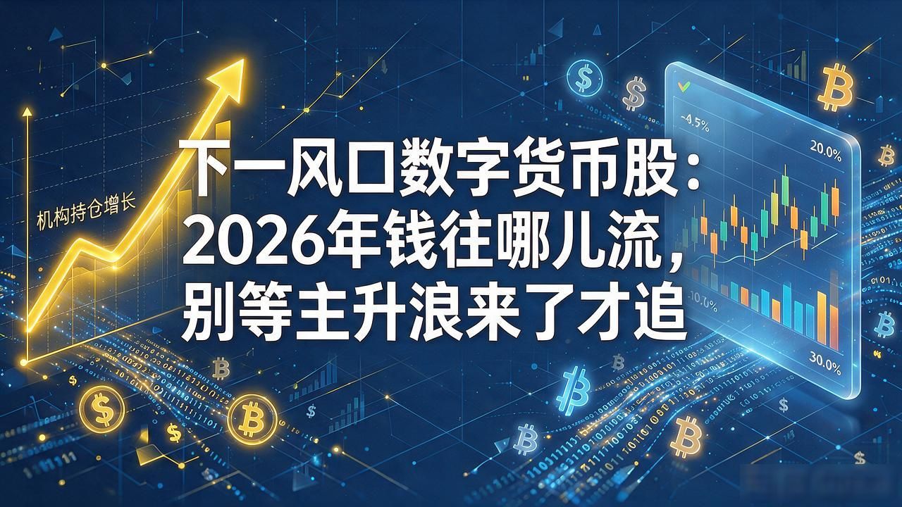 下一风口数字货币股：2026年钱往哪儿流，别等主升浪来了才追
