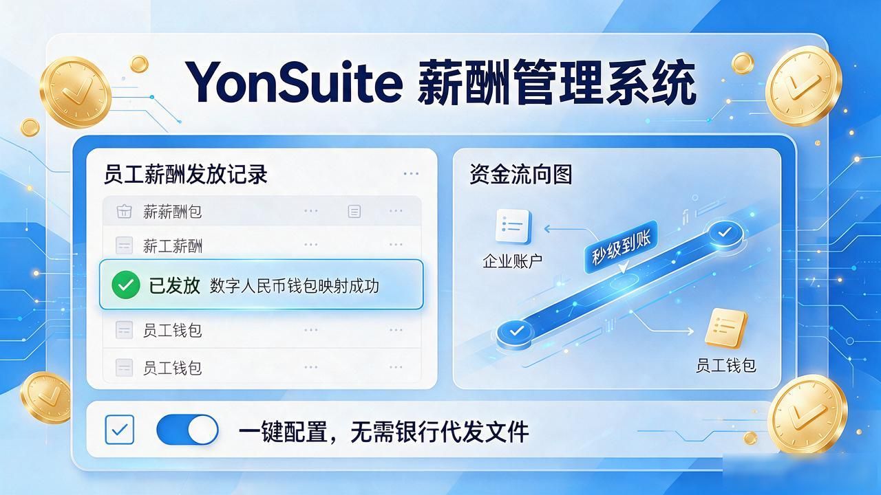 用友网络能接数字货币吗，企业财务系统该改哪几处