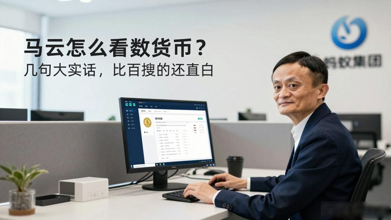 马云怎么看数字货币？几句大实话，比百度搜的还直白