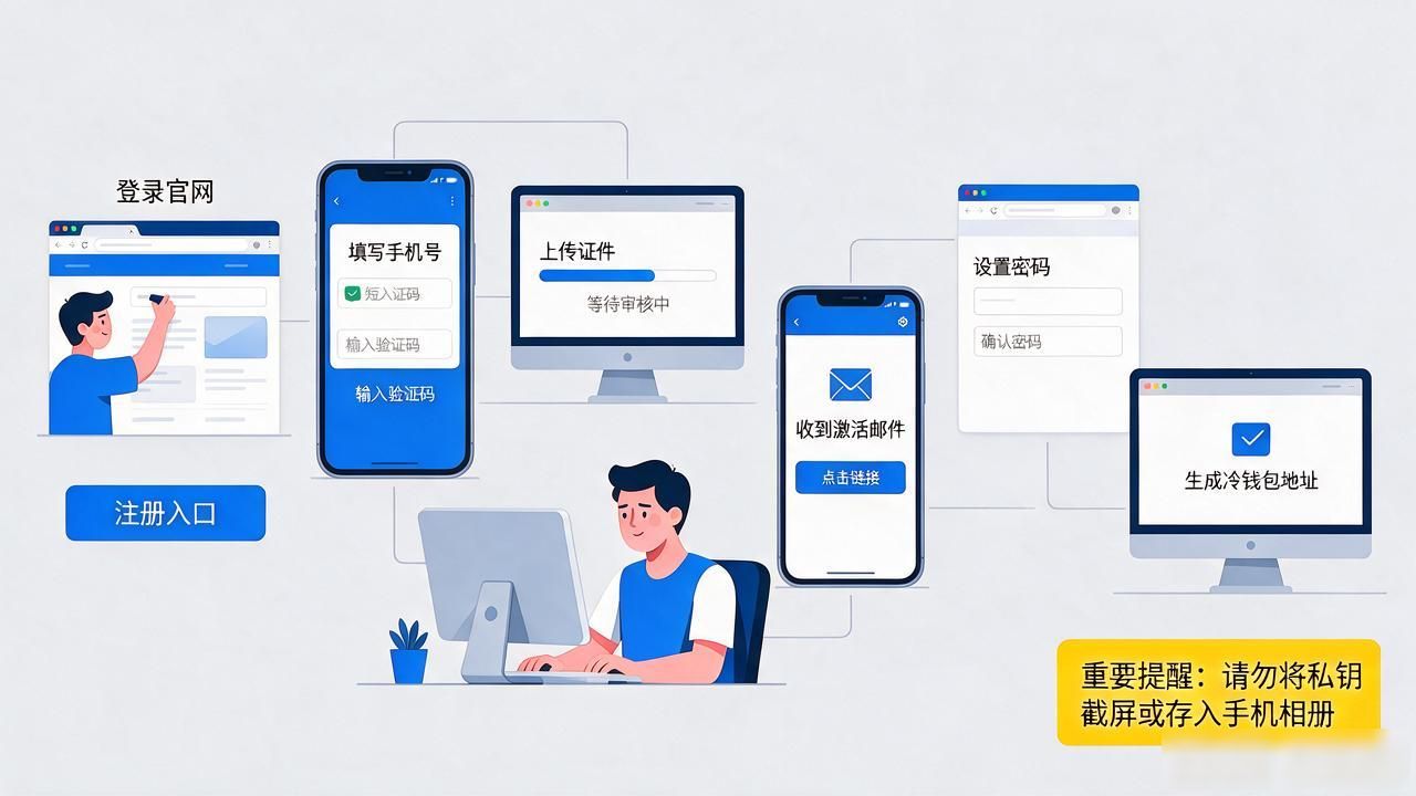 数字化货币注册怎么操作？实名认证、钱包激活、安全设置一次讲清