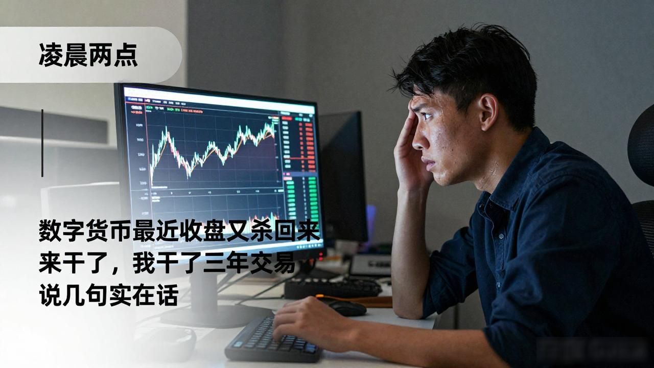 数字货币最近收盘又杀回来了，我干了三年交易说几句实在话