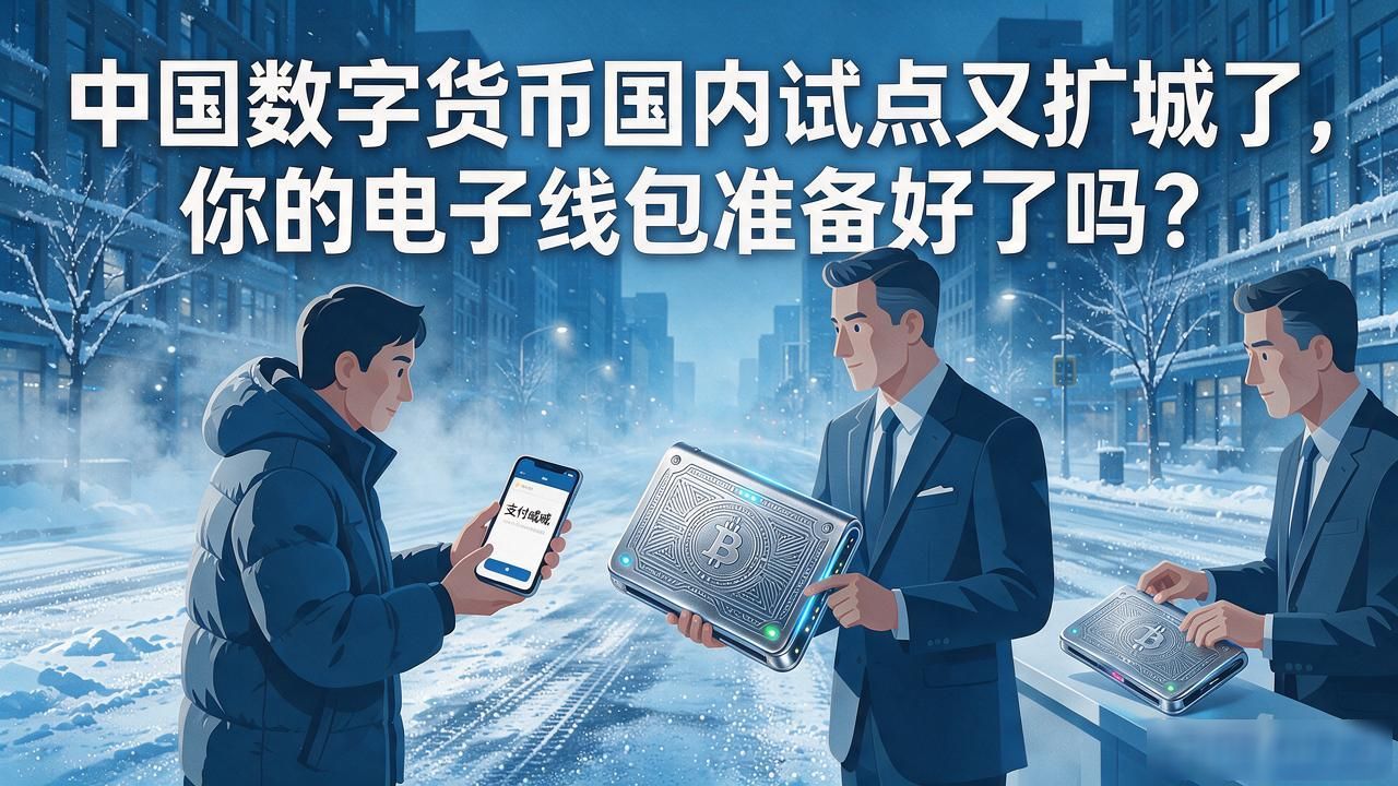 中国数字货币国内试点又扩城了，你的电子钱包准备好了吗