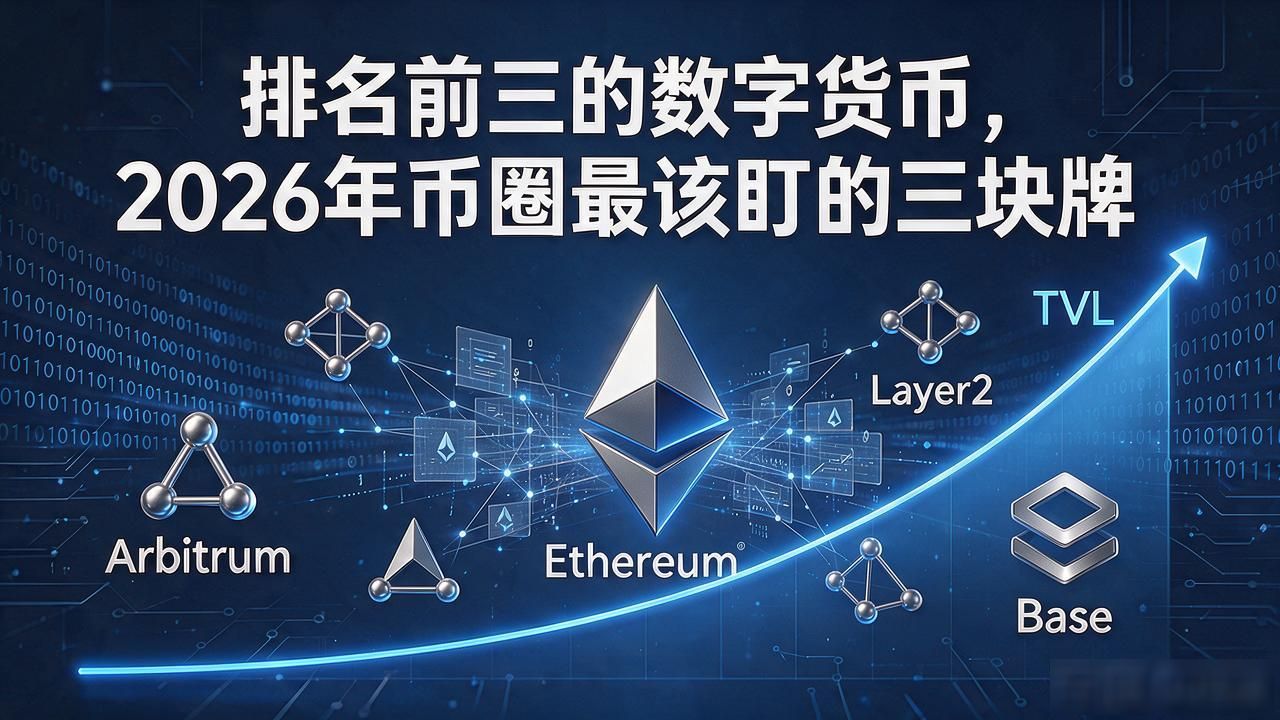 排名前三的数字货币，2026年币圈最该盯的三块牌
