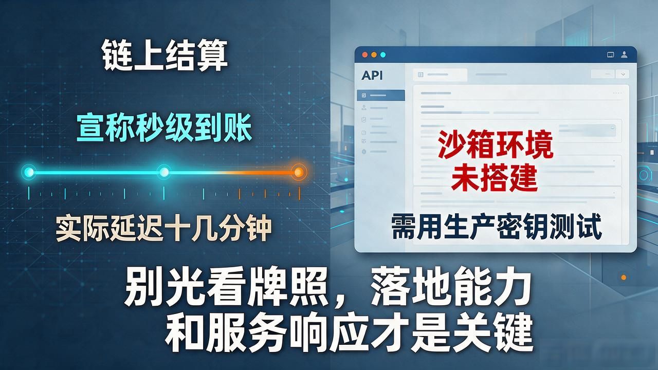 选数字货币支付公司，别光看牌照，落地能力和服务响应才是关键