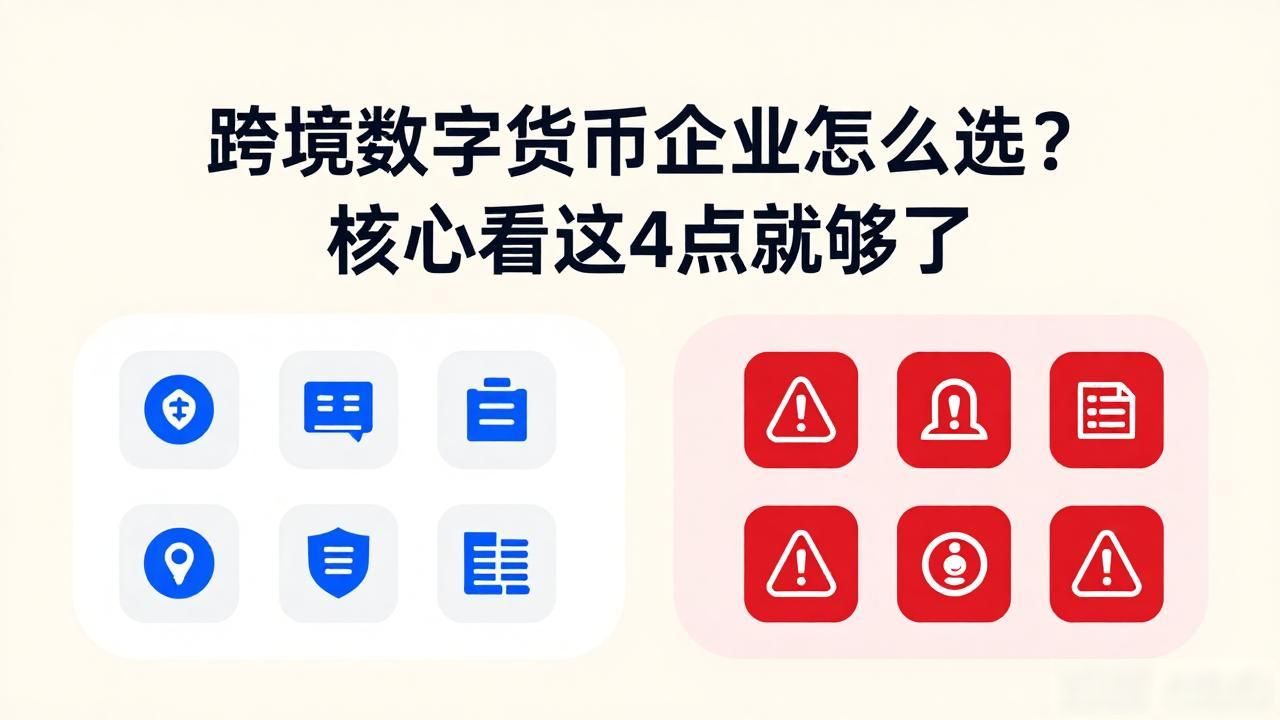 跨境数字货币企业怎么选？核心看这4点就够了