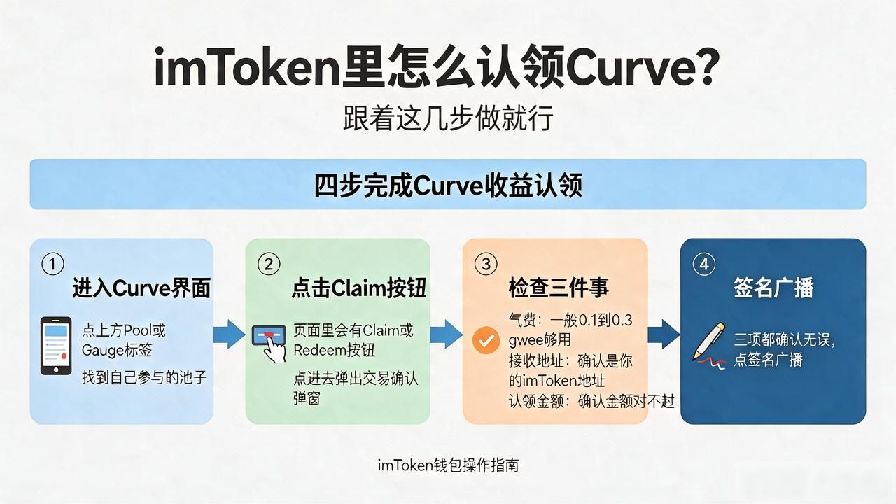 imToken里怎么认领Curve？跟着这几步做就行