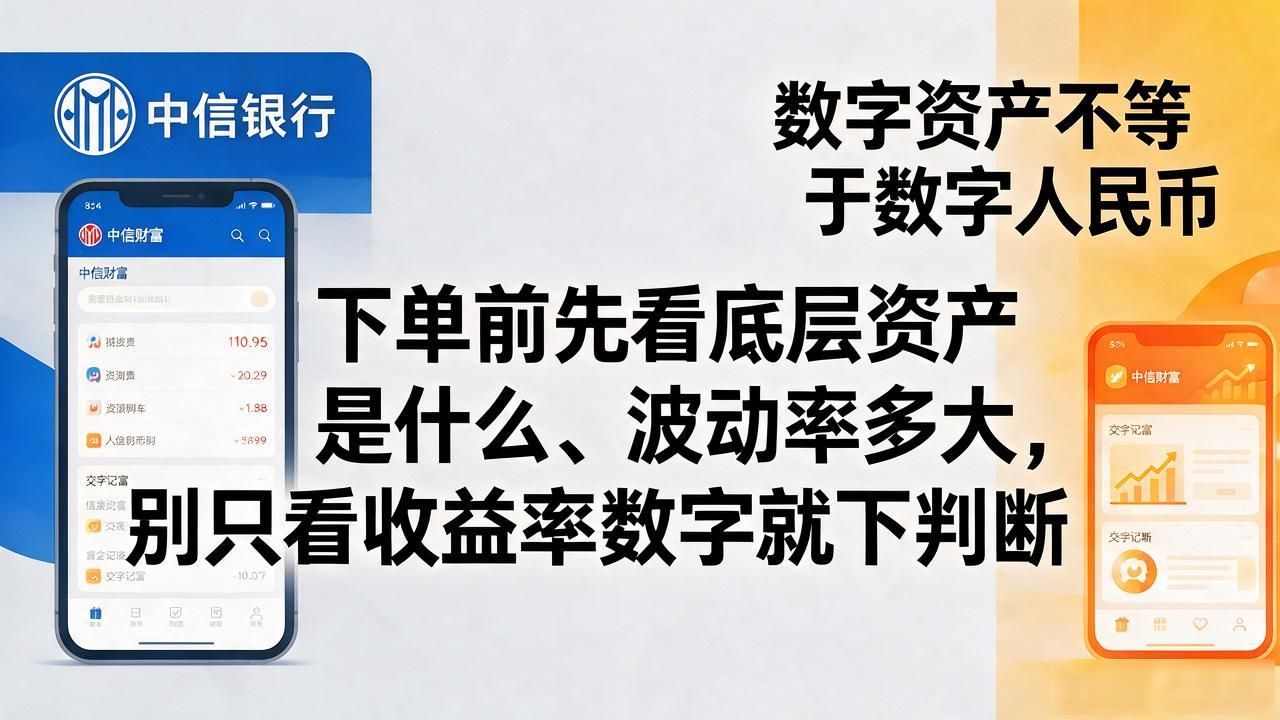 中信财富数字货币怎么买、怎么管？普通人最关心的几件事一次说清