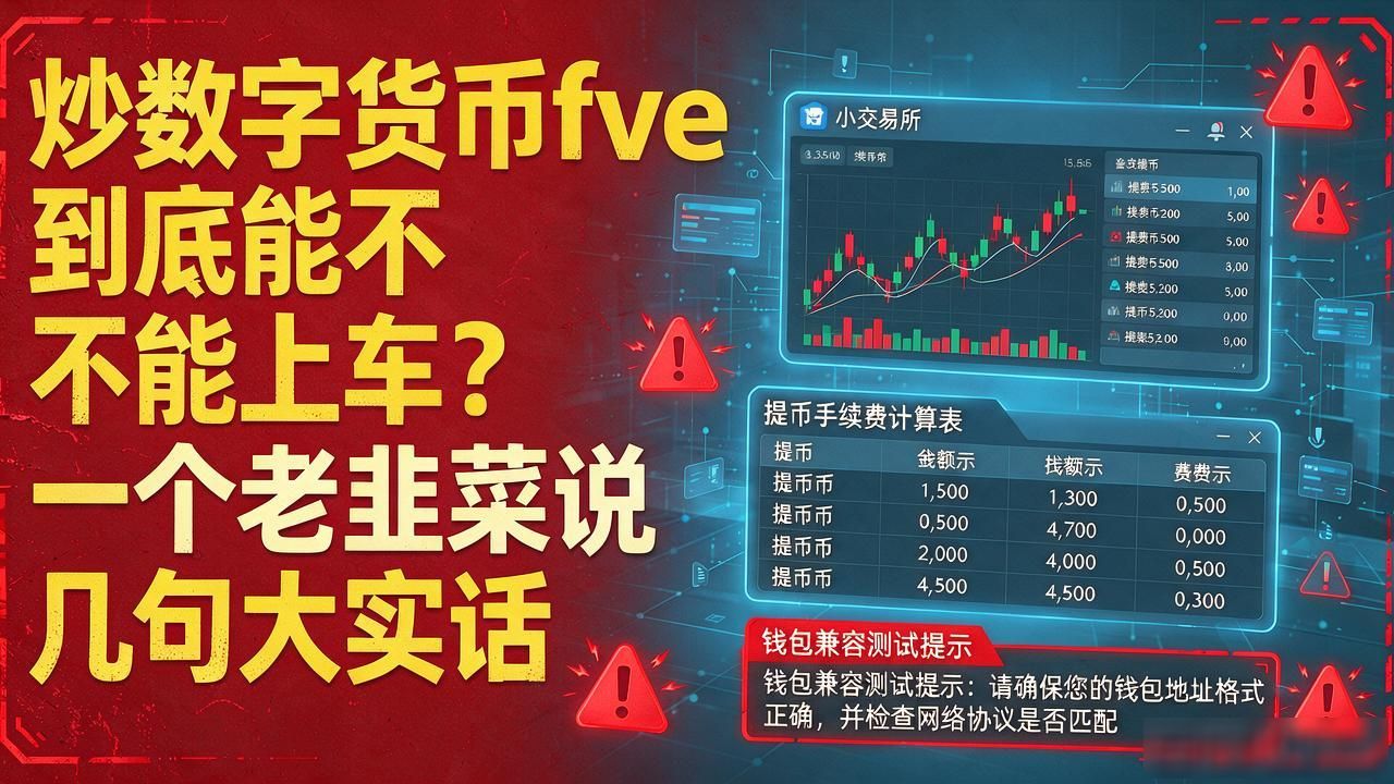 炒数字货币fve到底能不能上车？一个老韭菜说几句大实话