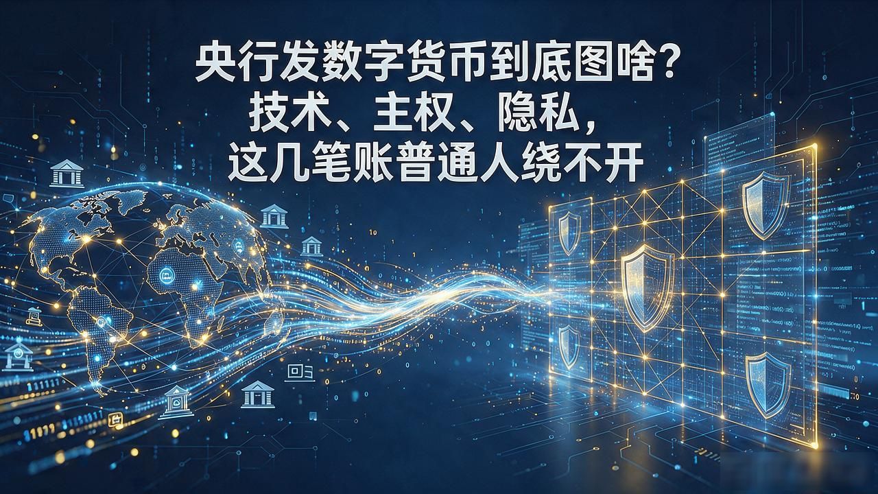 央行发数字货币到底图啥？技术、主权、隐私，这几笔账普通人绕不开