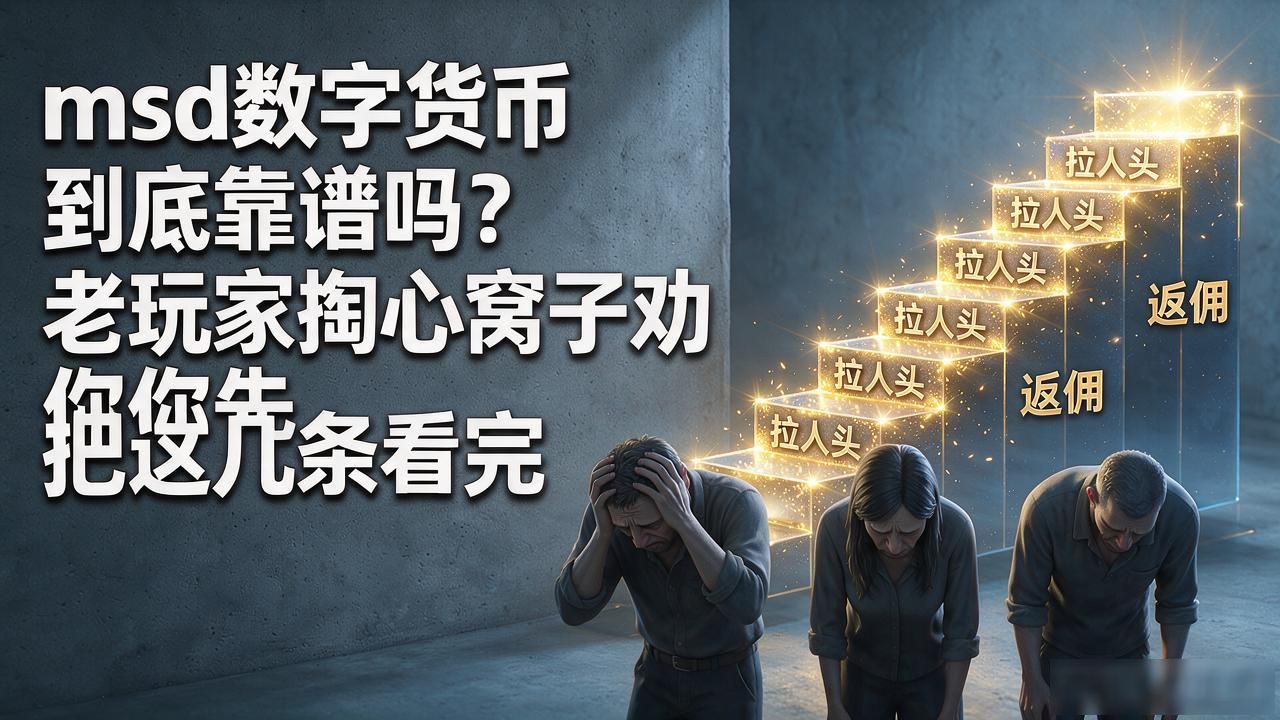 msd数字货币到底靠谱吗？老玩家掏心窝子劝你先把这几条看完