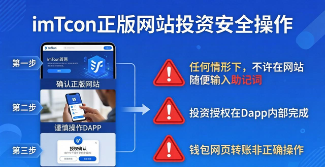imToken正版网站投资三步走 安全操作是关键