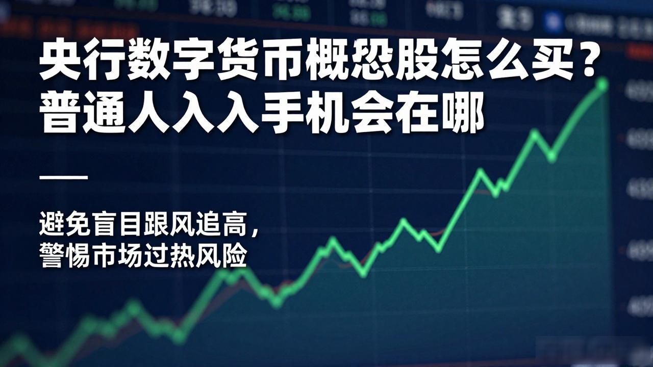 央行数字货币概念股怎么买？普通人入手机会在哪