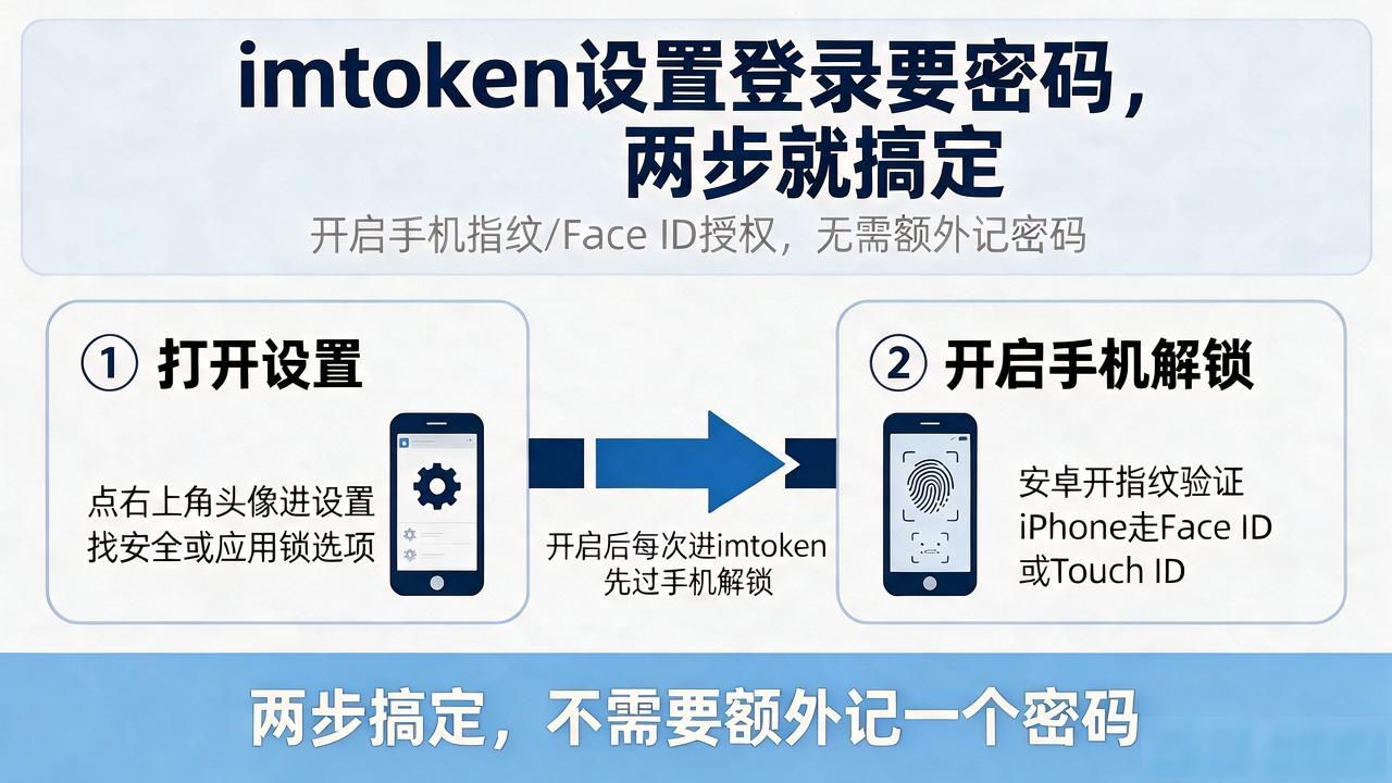 imtoken设置登录要密码怎么搞，两步就搞定
