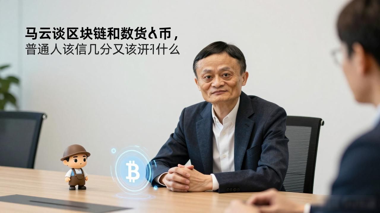 马云谈区块链和数字货币，普通人该信几分又该避开什么