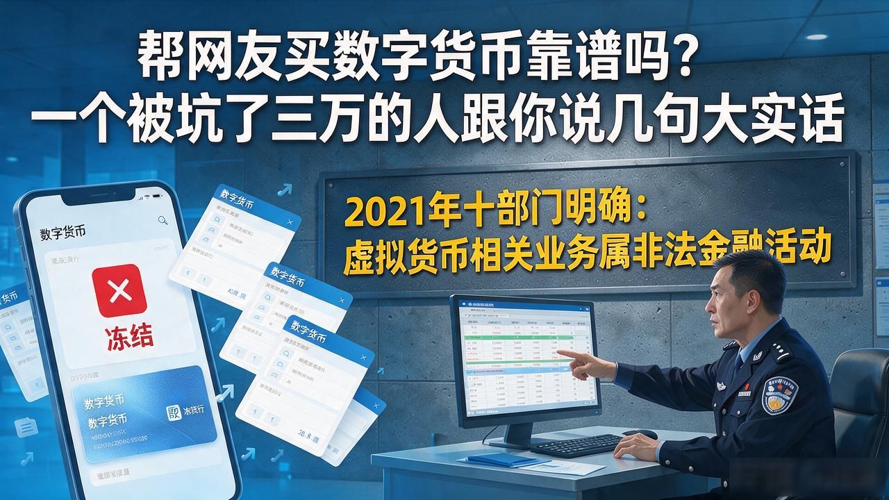 帮网友买数字货币靠谱吗？一个被坑了三万的人跟你说几句大实话