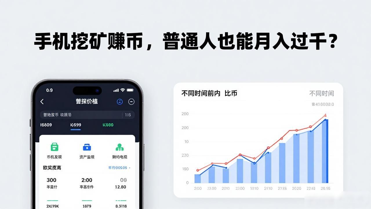 手机挖矿赚币，普通人也能月入过千？