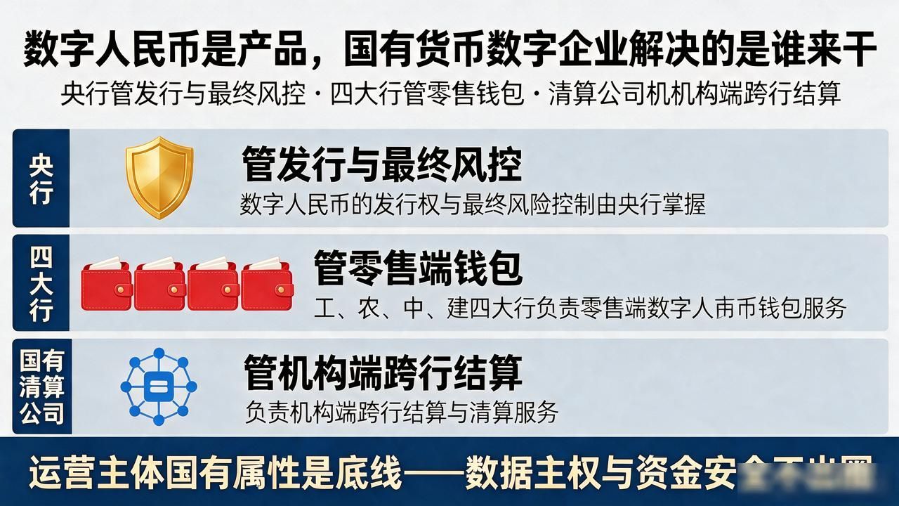 国有货币数字企业到底是什么，和数字人民币什么关系，说人话讲明白