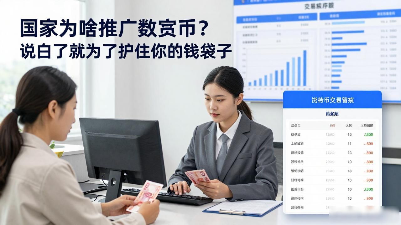 国家为啥推广数字货币？说白了就为了护住你的钱袋子