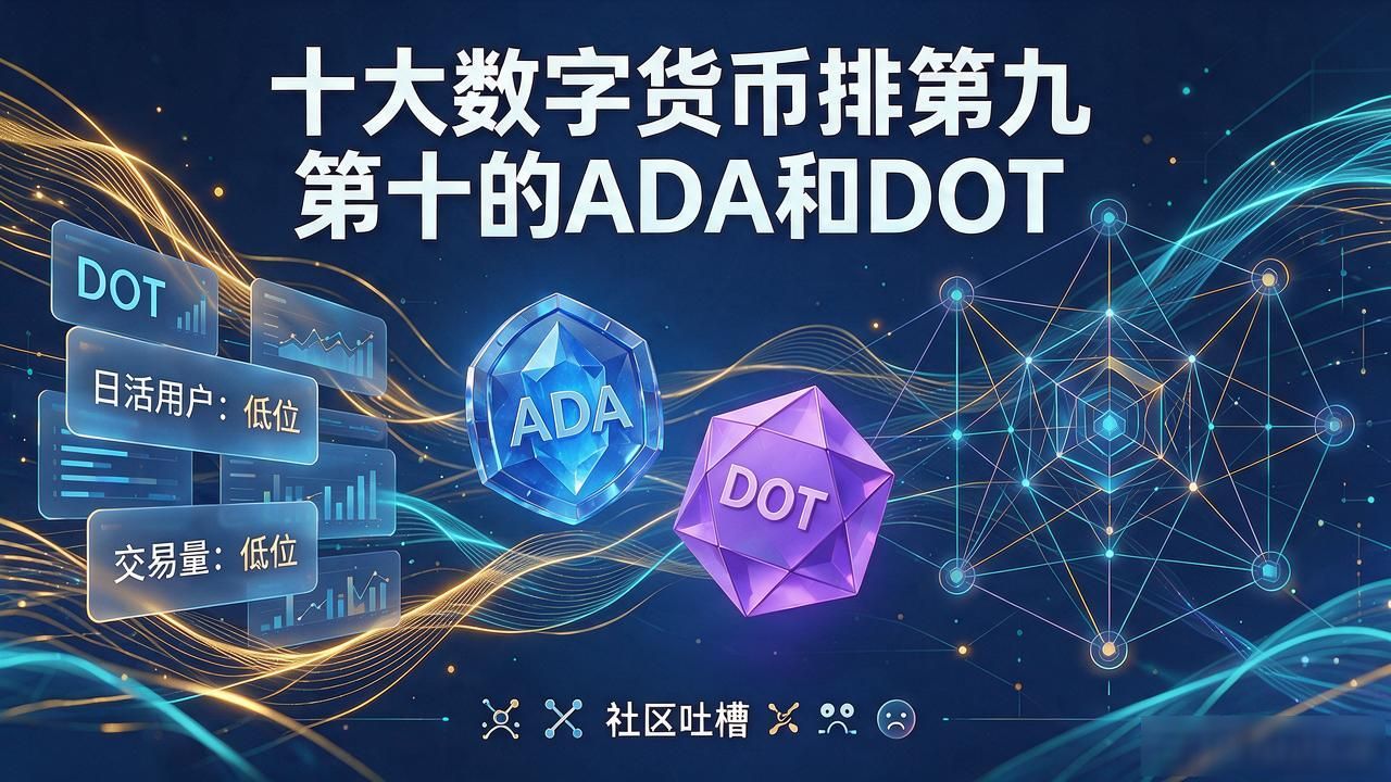 Cardano和Polkadot市值排名对比_ADA与DOT生态发展现状分析_十大数字货币之九 十