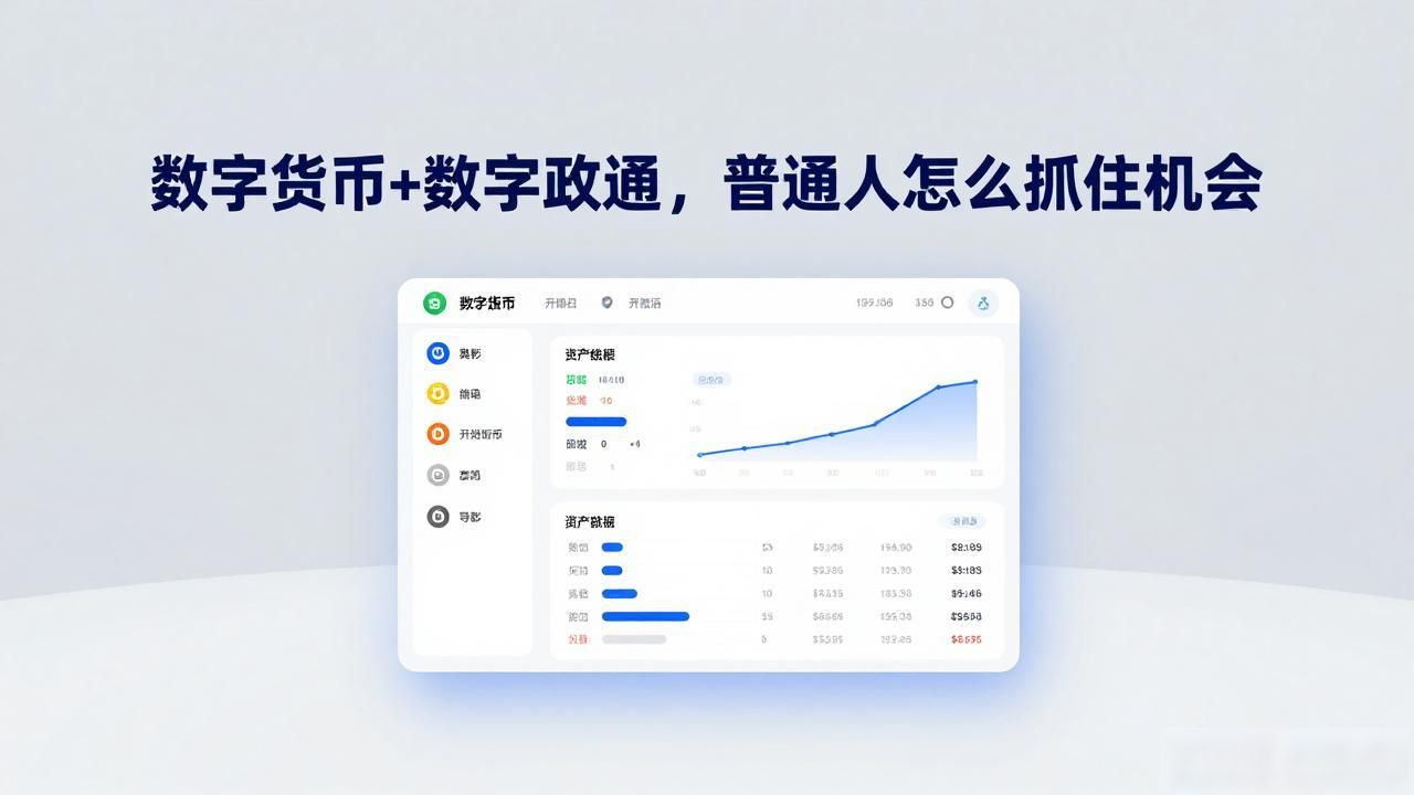 数字货币+数字政通，普通人怎么抓住机会