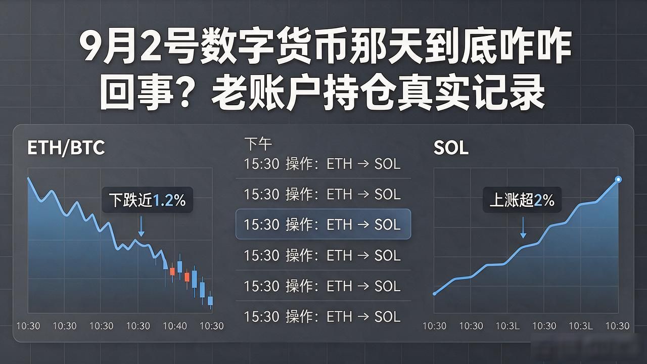 9月2号数字货币那天到底咋回事？老账户持仓真实记录