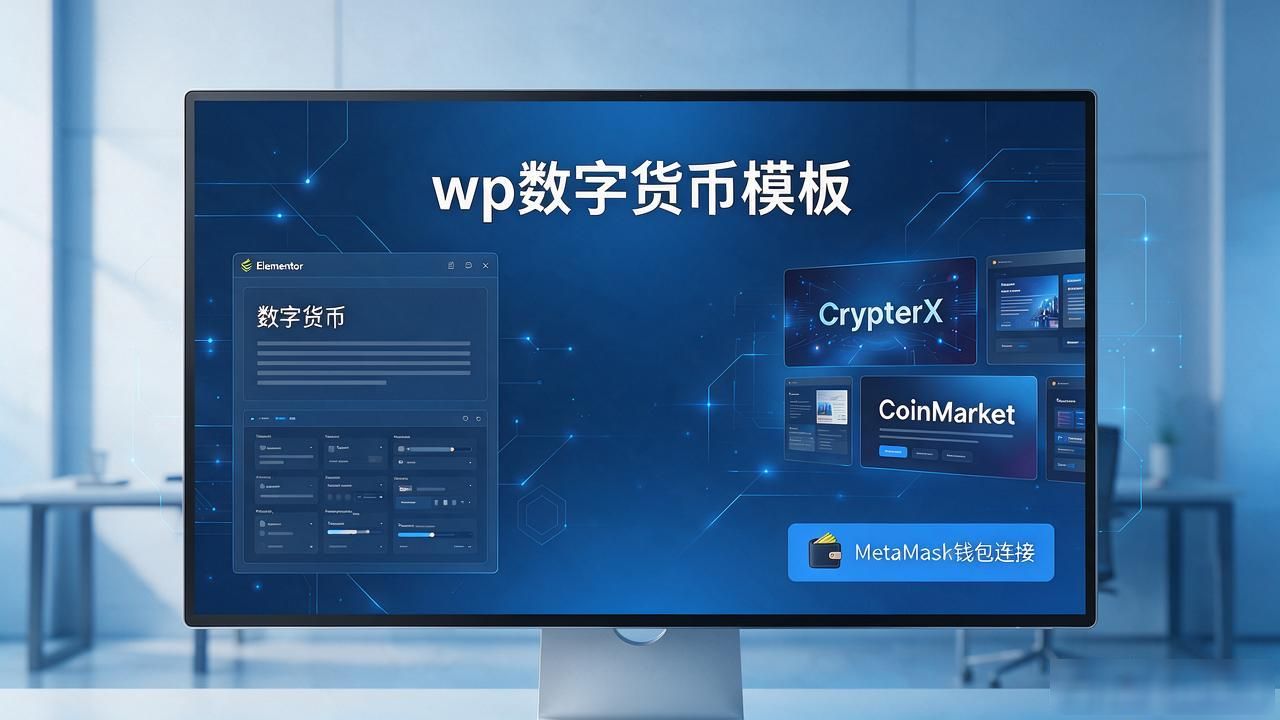 wp数字货币模板，3天搞定专业币圈网站