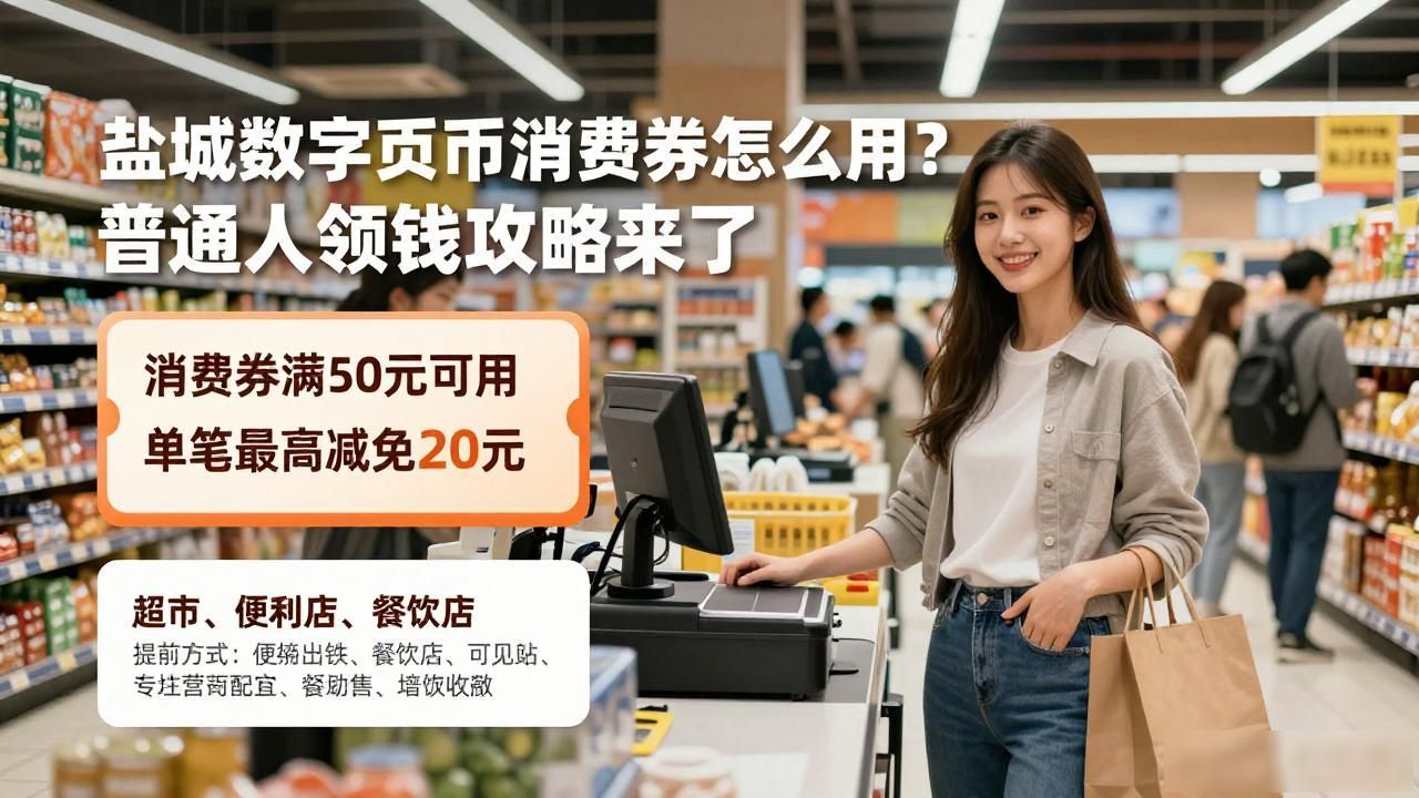 盐城数字货币消费券怎么用_盐城数字人民币消费券领取攻略_盐城数字货币消费券